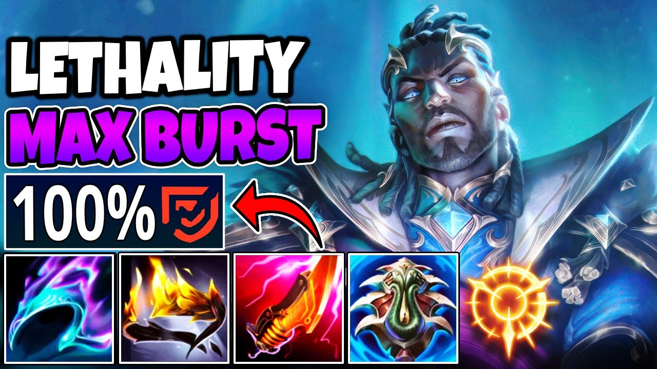 LUCIAN, BUT I WENT 100% LETHALITY FULL DAMAGE BUILD (INSTANT BURST) - League of Legends