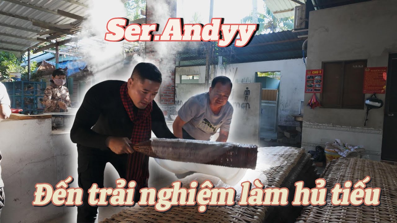 Ser Andy đến trải nghiệm cách làm hủ tiếu truyền thống tại lò hủ tiếu Sáu Hoài Cần Thơ