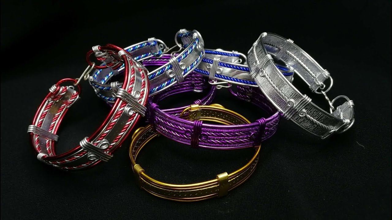DIY Elegant Simple Flat Plate Bracelet | Wire Jewelry Tutorial #8 | by KIÁ