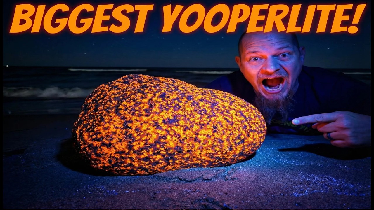 Wild Cat Shores Best Day / Night Ever Part 4 – Biggest Yooperlite Find + Sarah's Rocks!