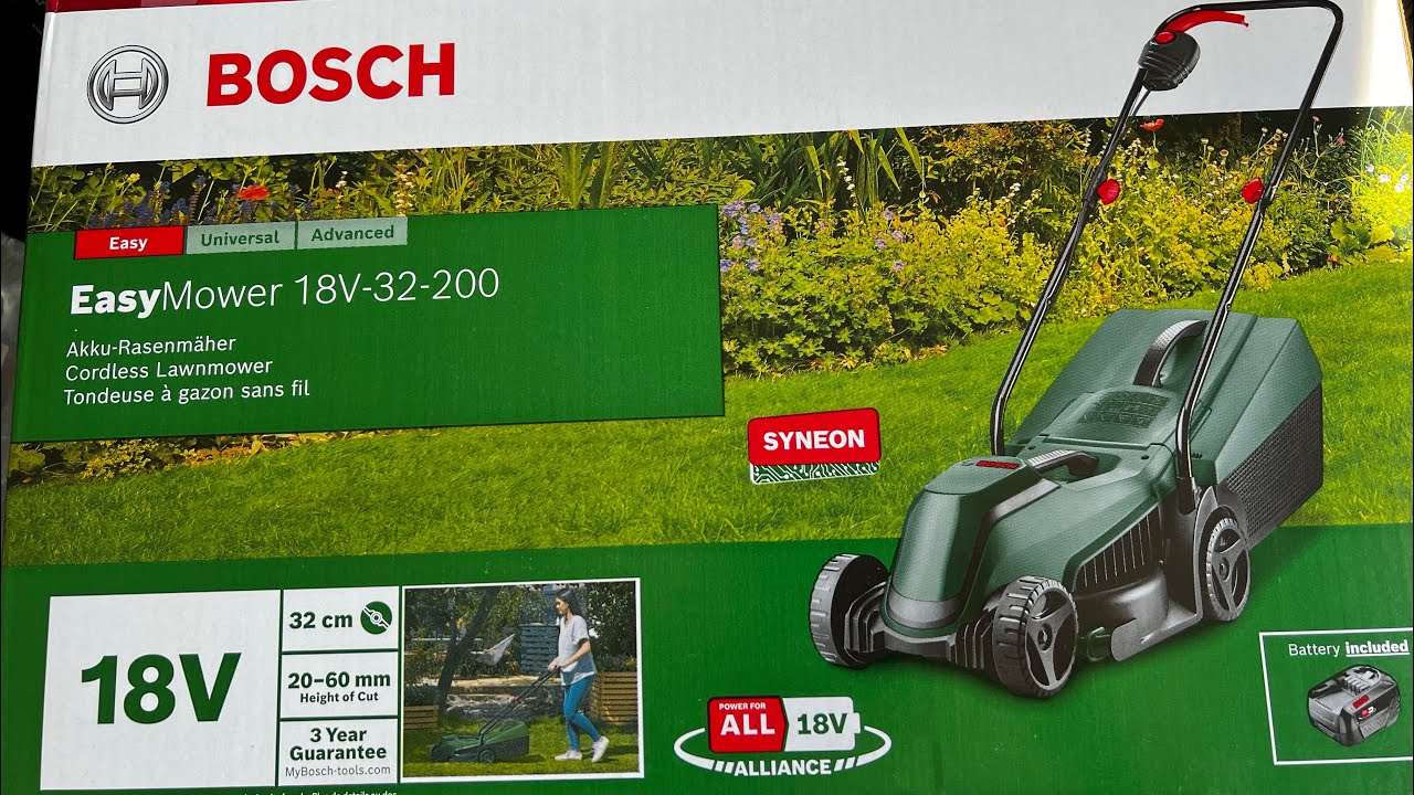 Bosch Easymower 18V Unboxing & Review,Lightweight Cordless Mower for Small Gardens & Allotments!