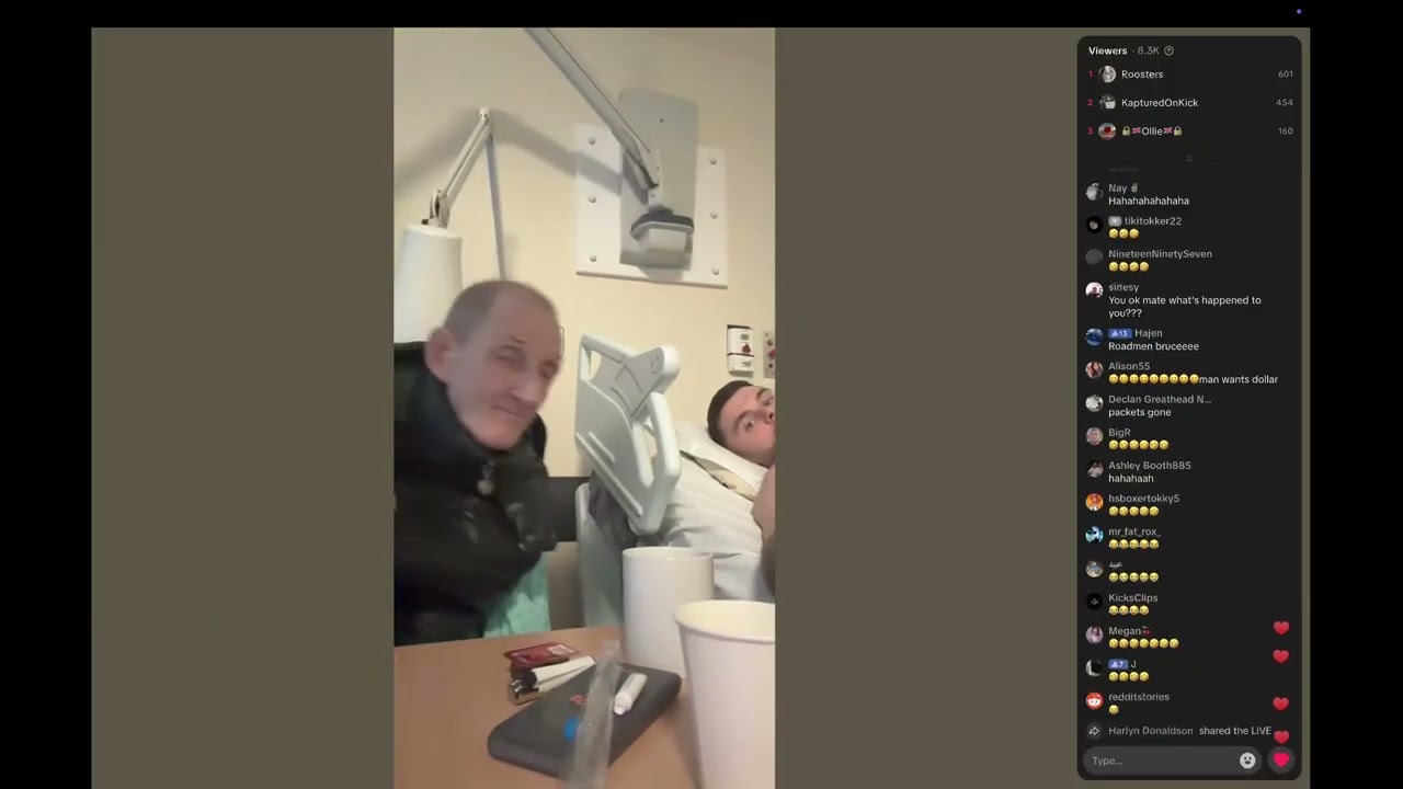 Edmatthews tiktok live at hospital with Bruce, Ollymatthews and Linx 19/01/26 19th January 2026