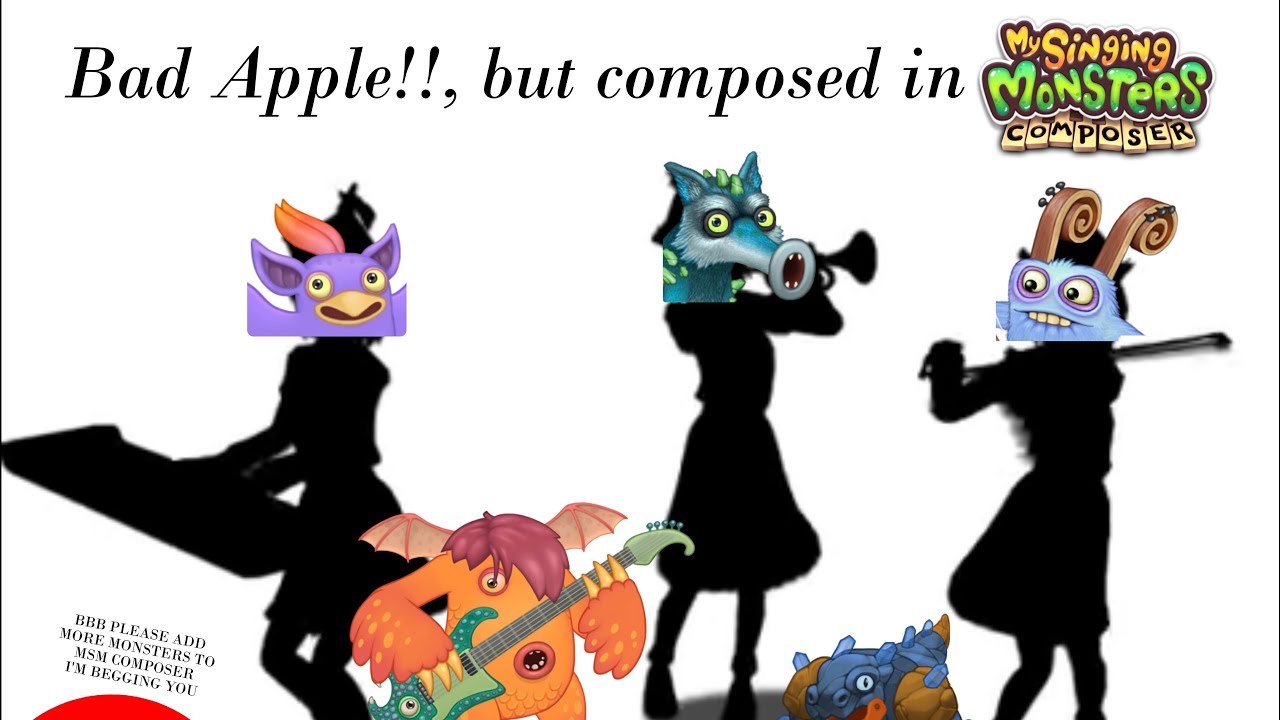 Bad Apple!!, but I composed it in My Singing Monsters Composer