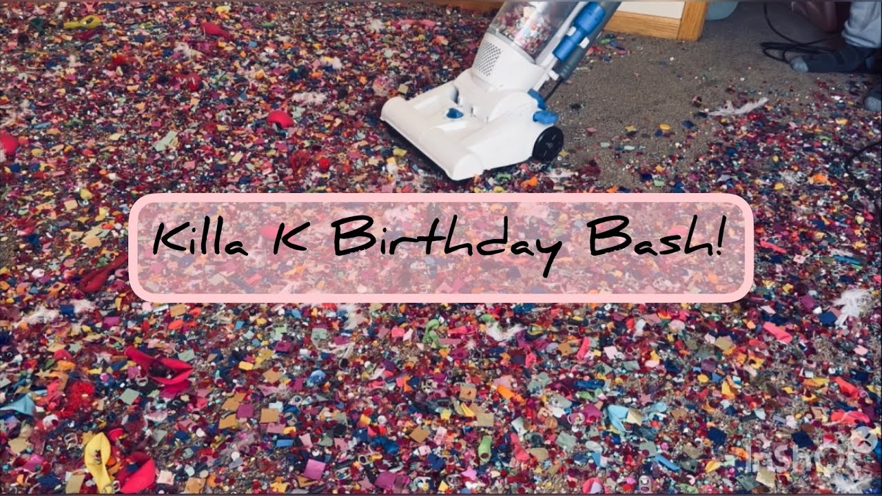 Happy Birthday KK - Vacuuming
