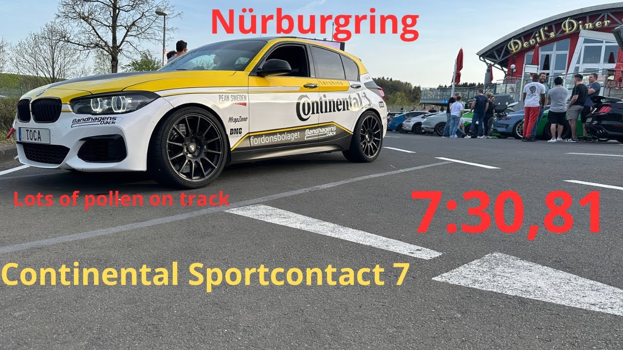 Nurburgring 7:30 BTG Bmw M140I XDrive on Continental SportContact™ 7