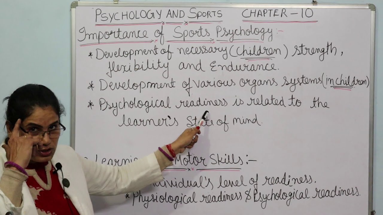 Psychology & Sports  | Physical Education Chapter - 10.1 | Class - XI