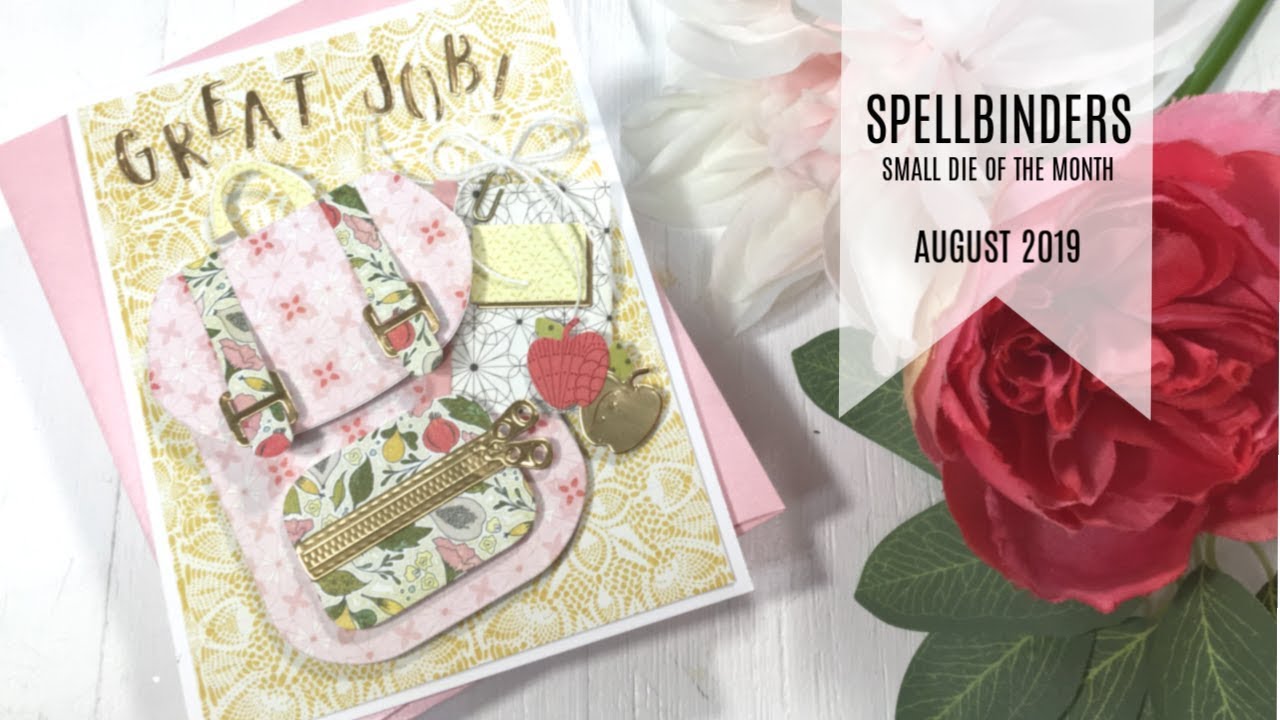Spellbinders - Small Die Of the Month Club Kit / August 2019 / Pack It Up