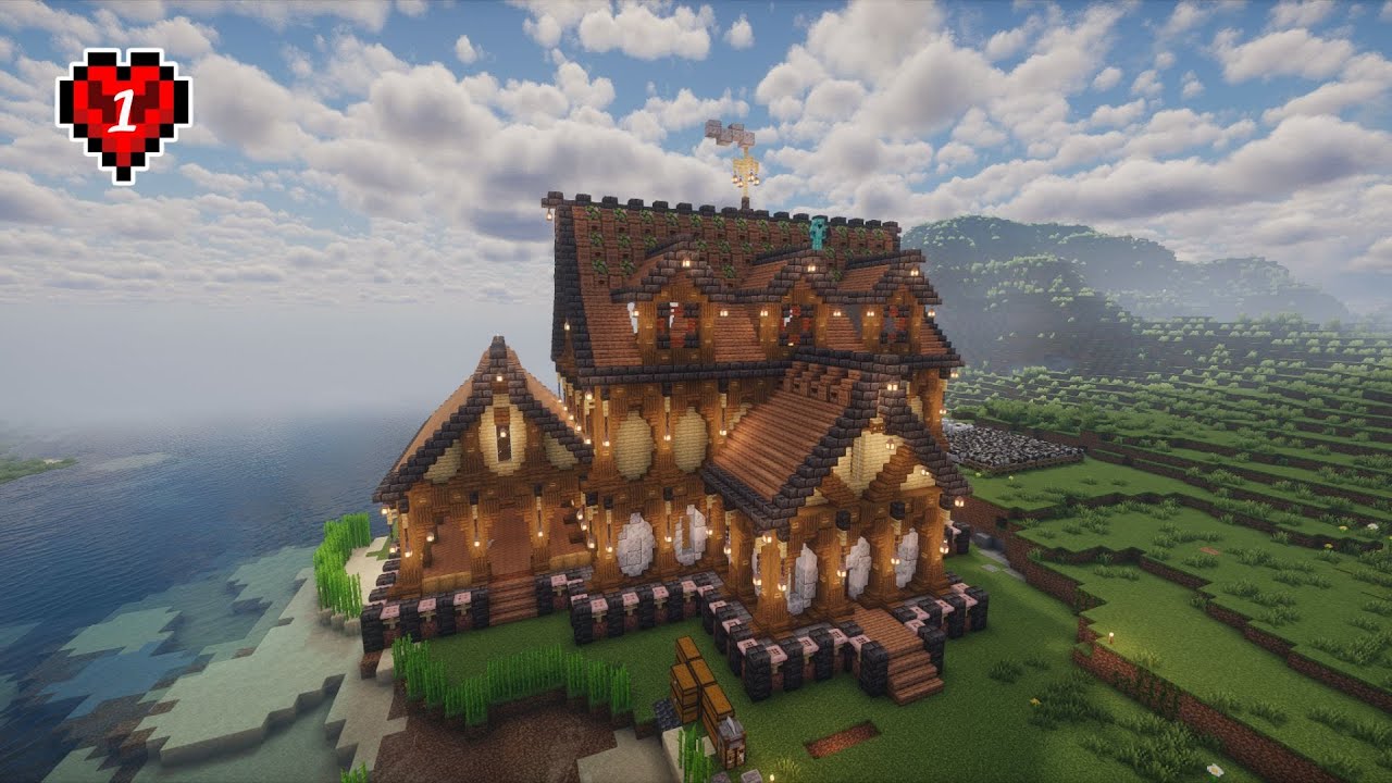 Building a Starter House in Hardcore Minecraft