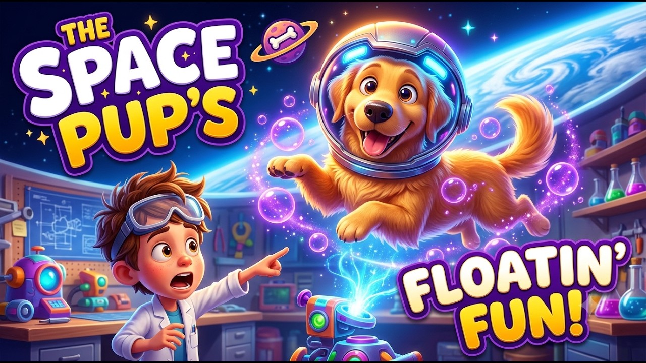 THE SPACE PUP! 🚀🐶 Astro&rsquo;s Anti-Gravity Adventure | Pixar-Style Animated Short