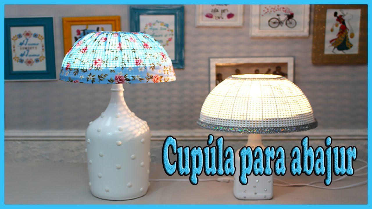 Cúpula para abajur, muito fácil veja o passo a passo.