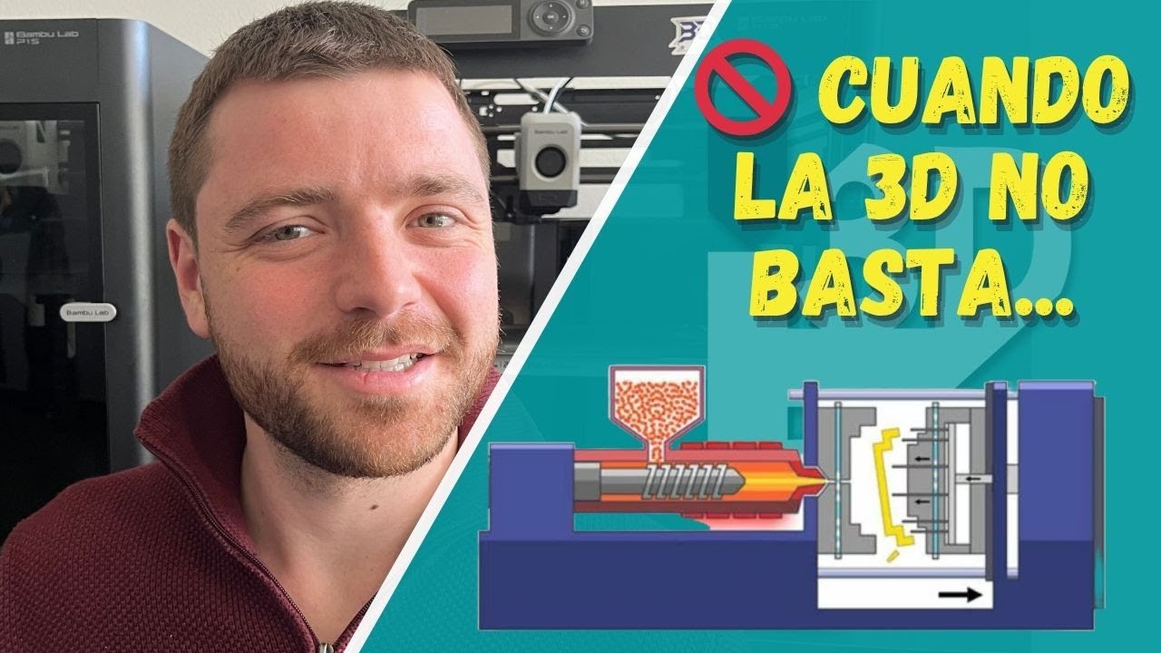 Donde la Impresión 3D No Llega... Entra la Inyección de Plástico 💥 | Todo lo que Debes Saber 🔧