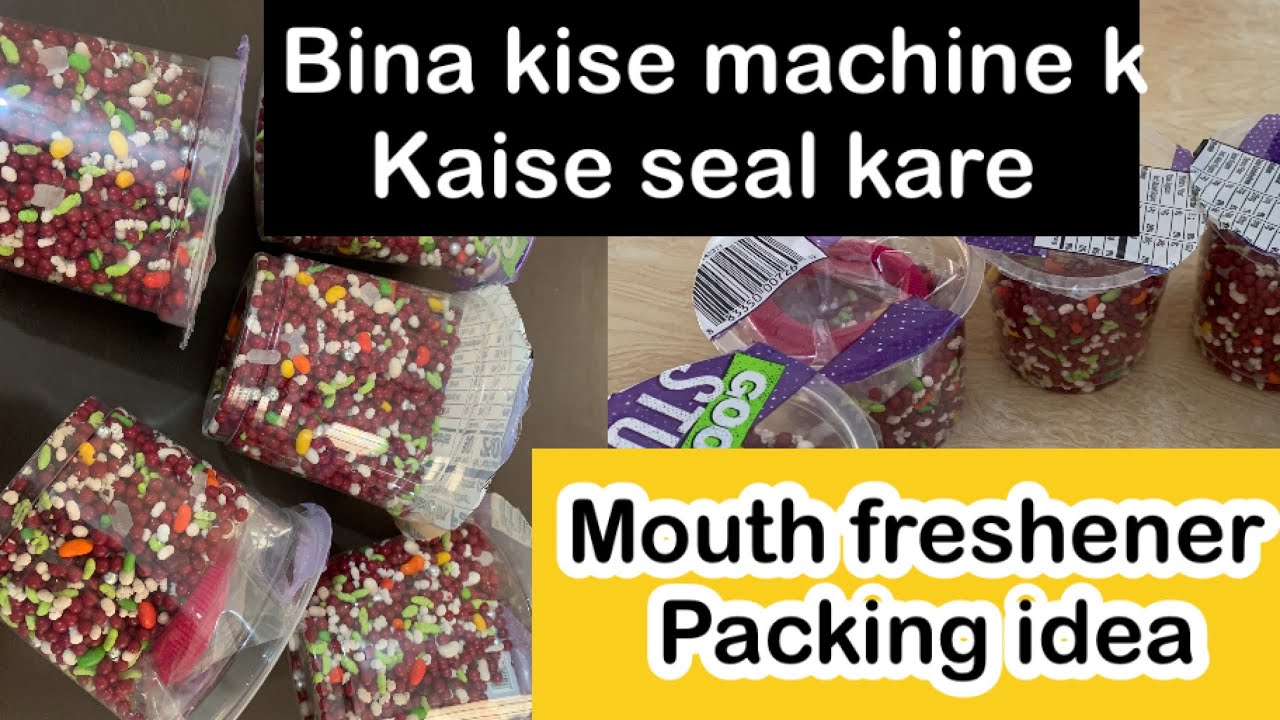 Bina kise machine ke kaise seal kare | mouth freshner business kaise kare |@aao khalsa business kare