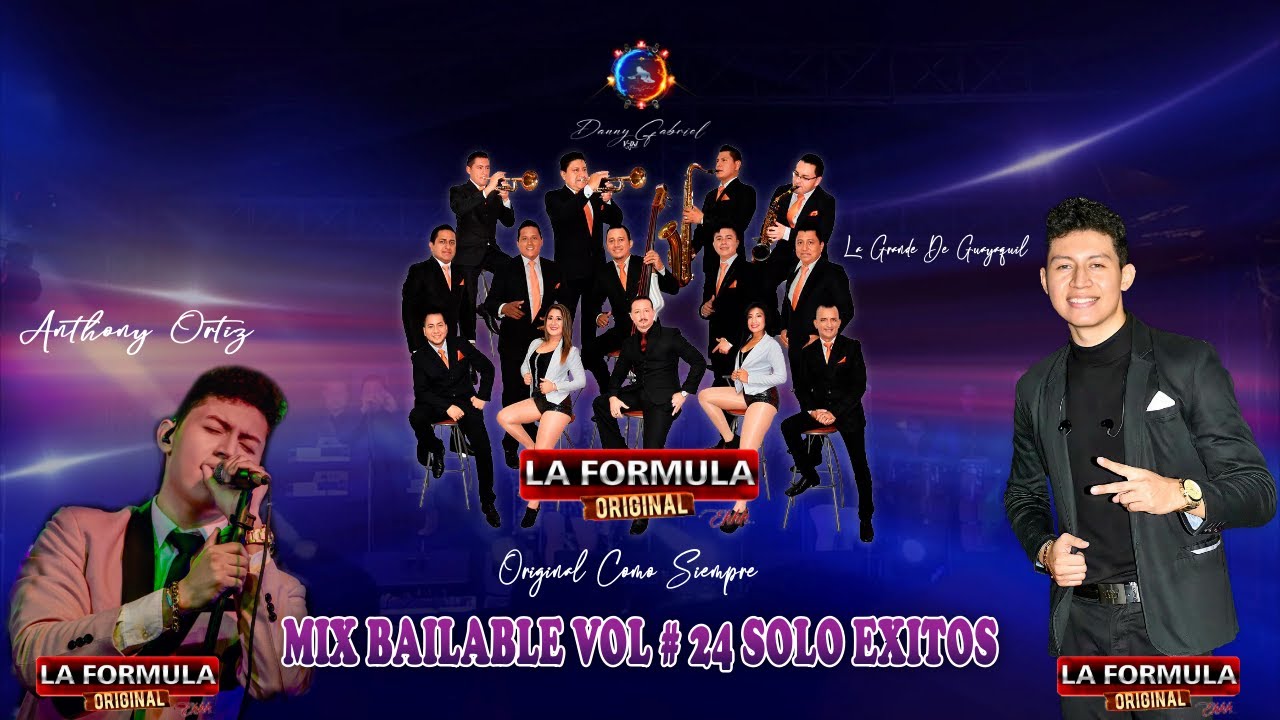 MIX BAILABLE VOL # 24 ORQUESTA LA FORMULA LA ORIGINAL SOLO EXITOS 🎶DANNY GABRIEL VDJ🎶 2023
