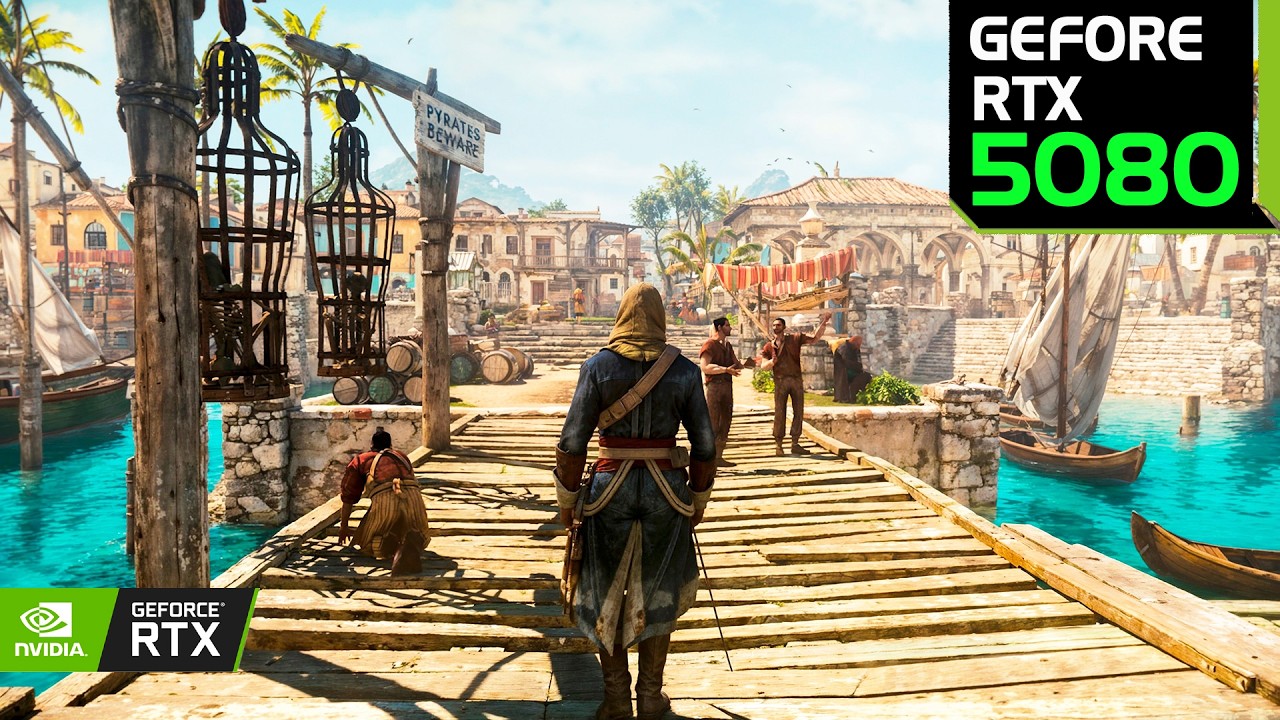 AC4 Black Flag in 2025 | RTX 5080 MAXED Gameplay 4K
