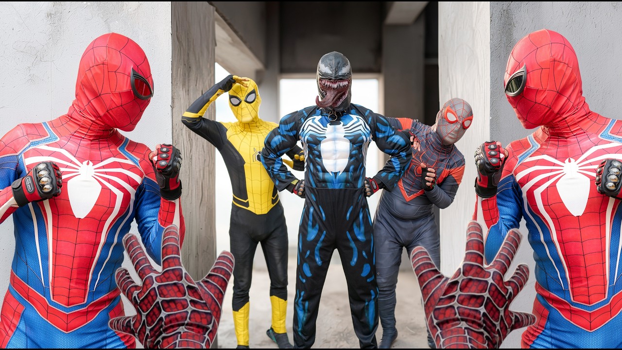 Onde Est&aacute; o Red Spider? 5 Homens-Aranha vs Venom