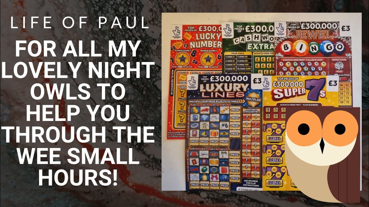 Scratch cards UK for all you Night Owls. £15 of Scratch tickets to enjoy tonight