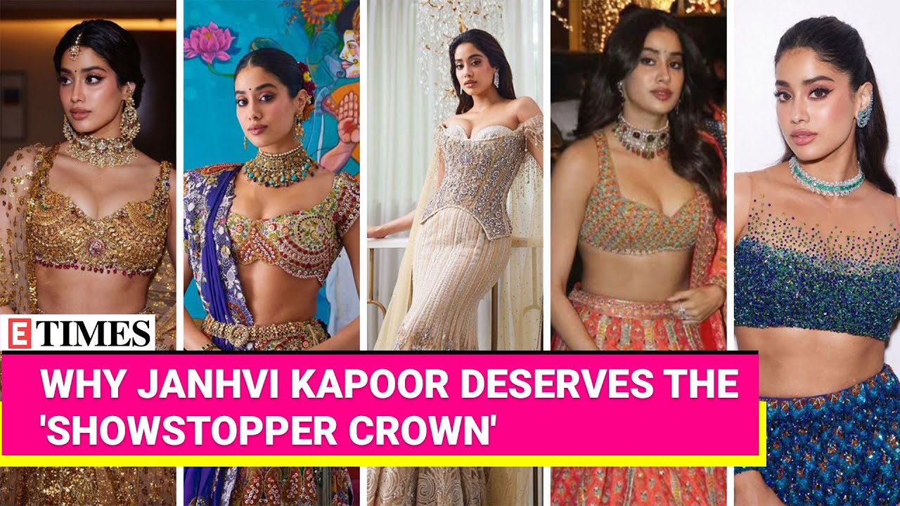 Janhvi Kapoor's Peacock Ensemble To Gold Lehengas: How She Outshined At The Ambani Wedding