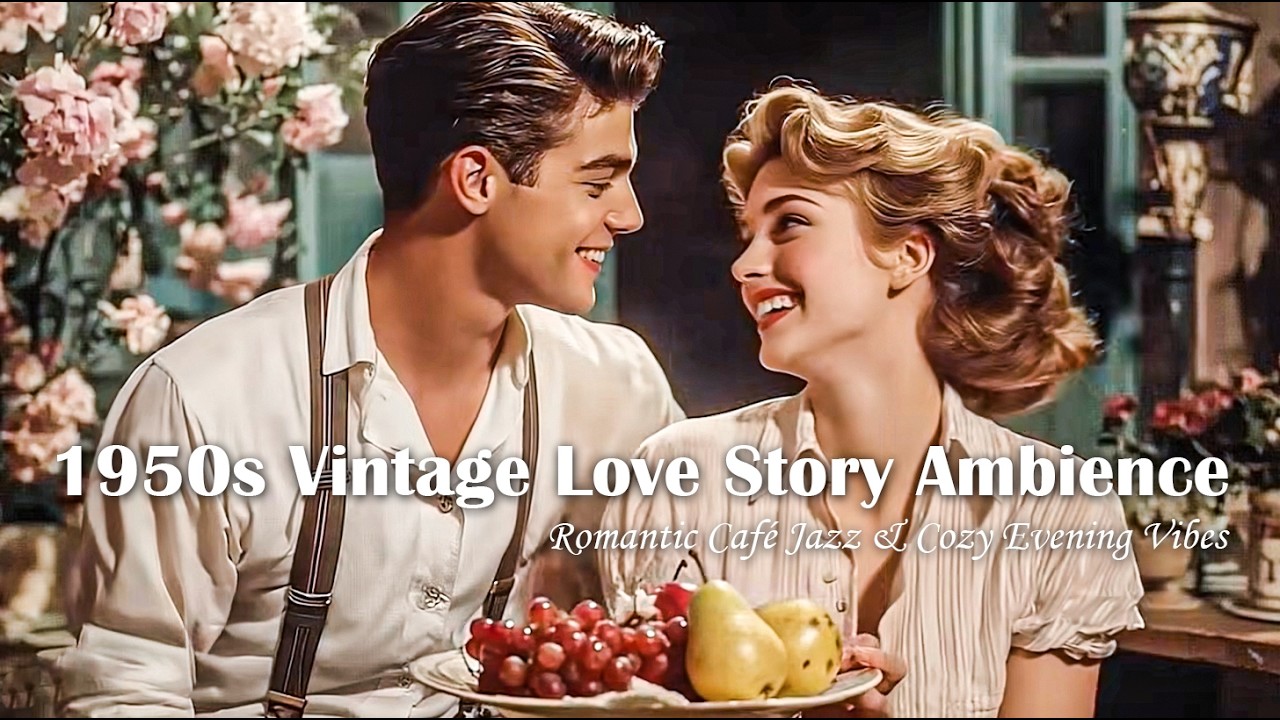 Vintage Love Story Ambience | Romantic Caf&eacute; Jazz & Cozy Evening Vibes