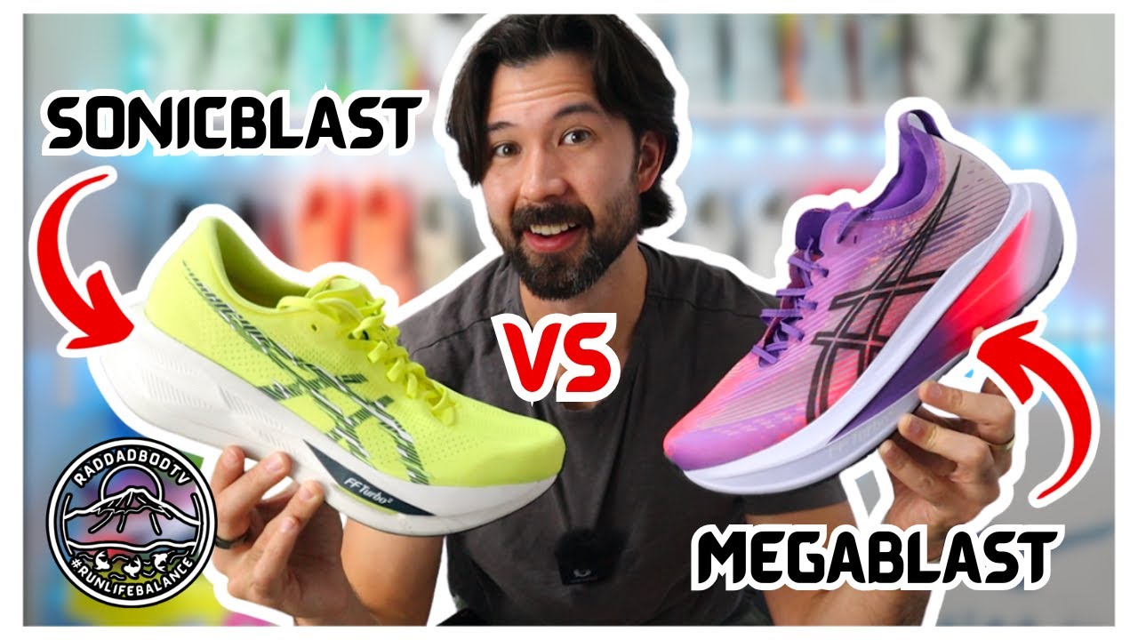 ASICS Megablast против Sonicblast