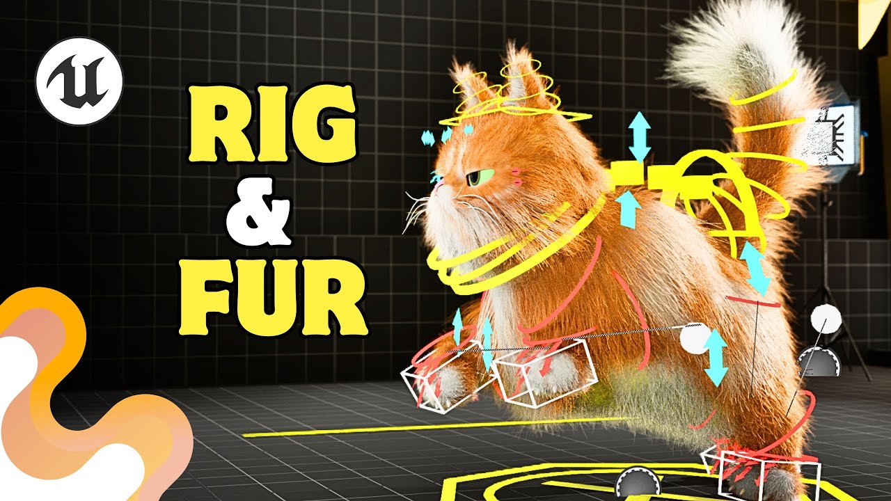 CONTROL RIG & FUR Groom | Премиум-урок | Unreal Engine 5.7