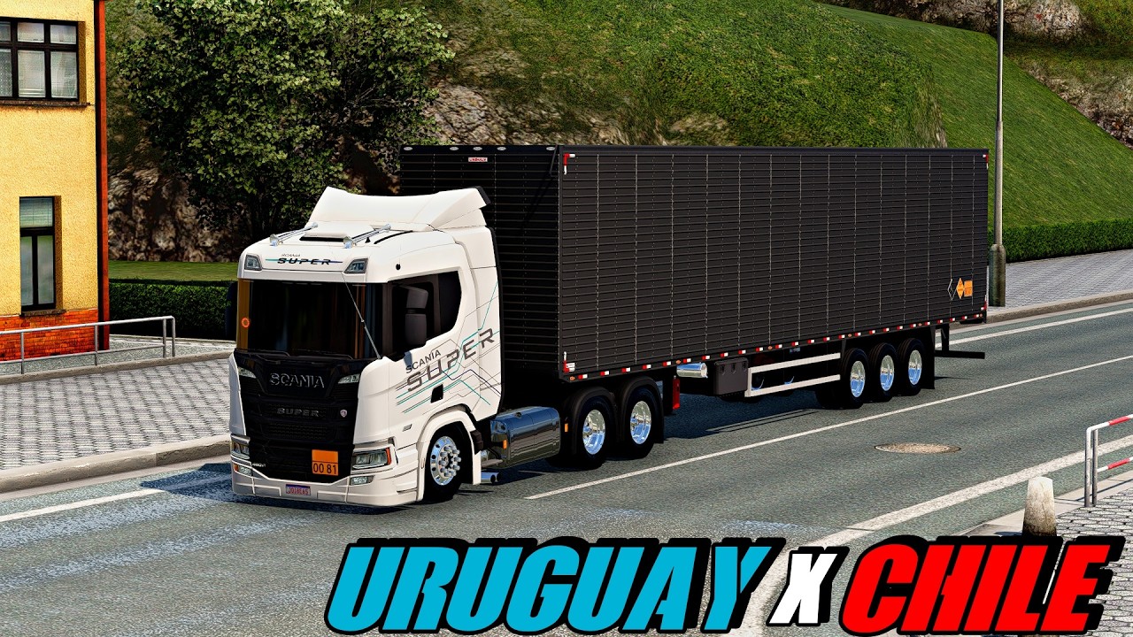 🔴LIVE ON🔴 CONVOY SIMULADO! URUGUAY CHILE CON CARGA DE EXPLOSIVOS ⚠️ - MAPA EAA ETS2 MODS 1.57