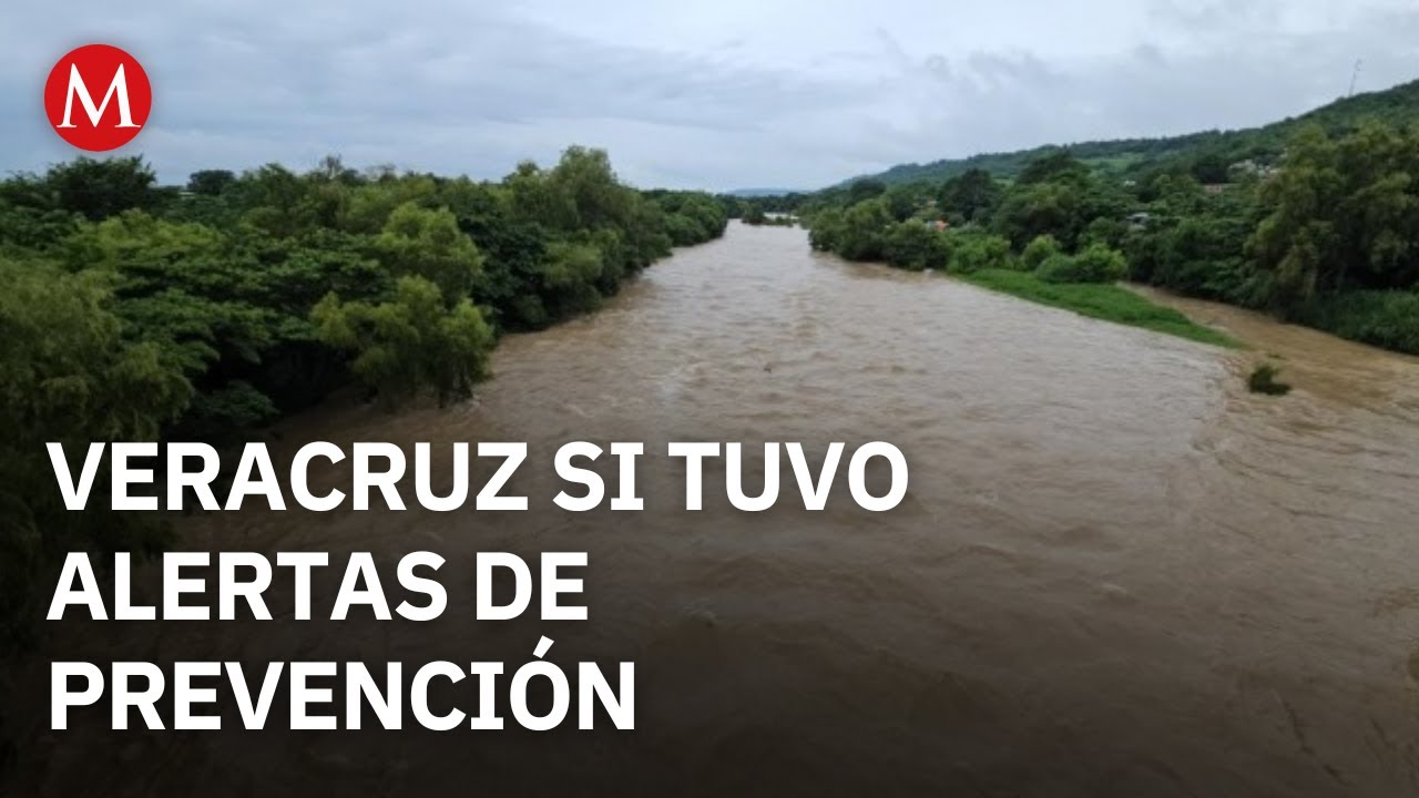 Conagua y SMN s&iacute; emitieron alertas antes del desbordamiento del r&iacute;o Cazones en Poza Rica