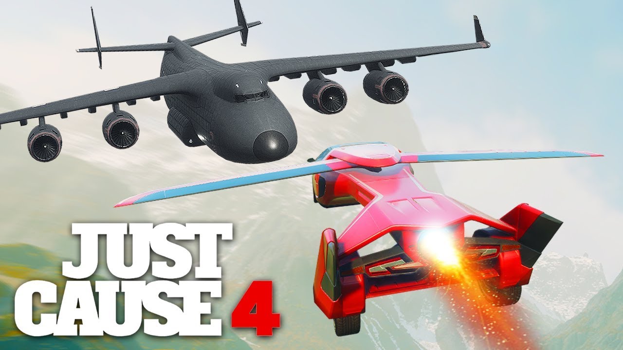 Just Cause 4 - IMPOSSIBLE FLYING CAR STUNT!