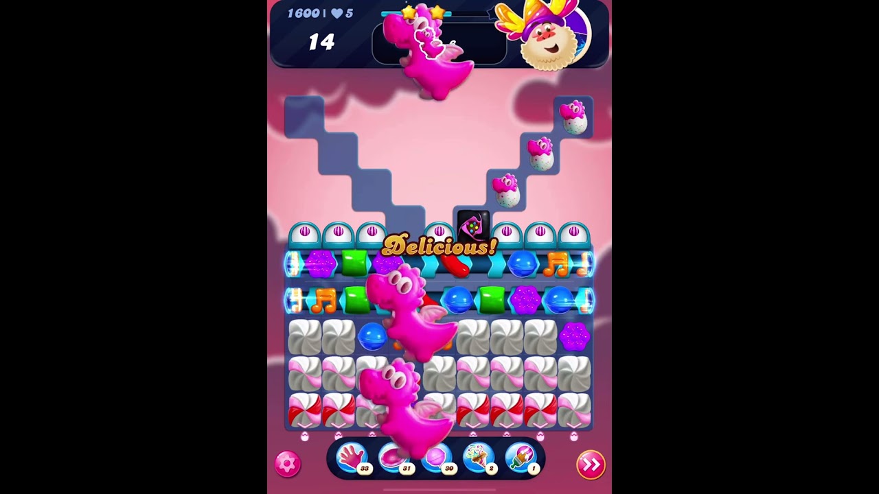Candy Crush Saga Level 1600 || #candycrush #candycrushsaga #candy #video #viralvideo #viralshorts