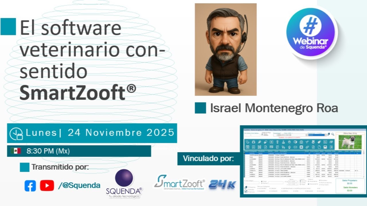 El software veterinario con-sentido: SmartZooft – Israel Montenegro Roa