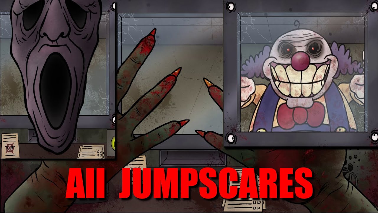 That's not my neighbor - All jumpscares | Все скримеры