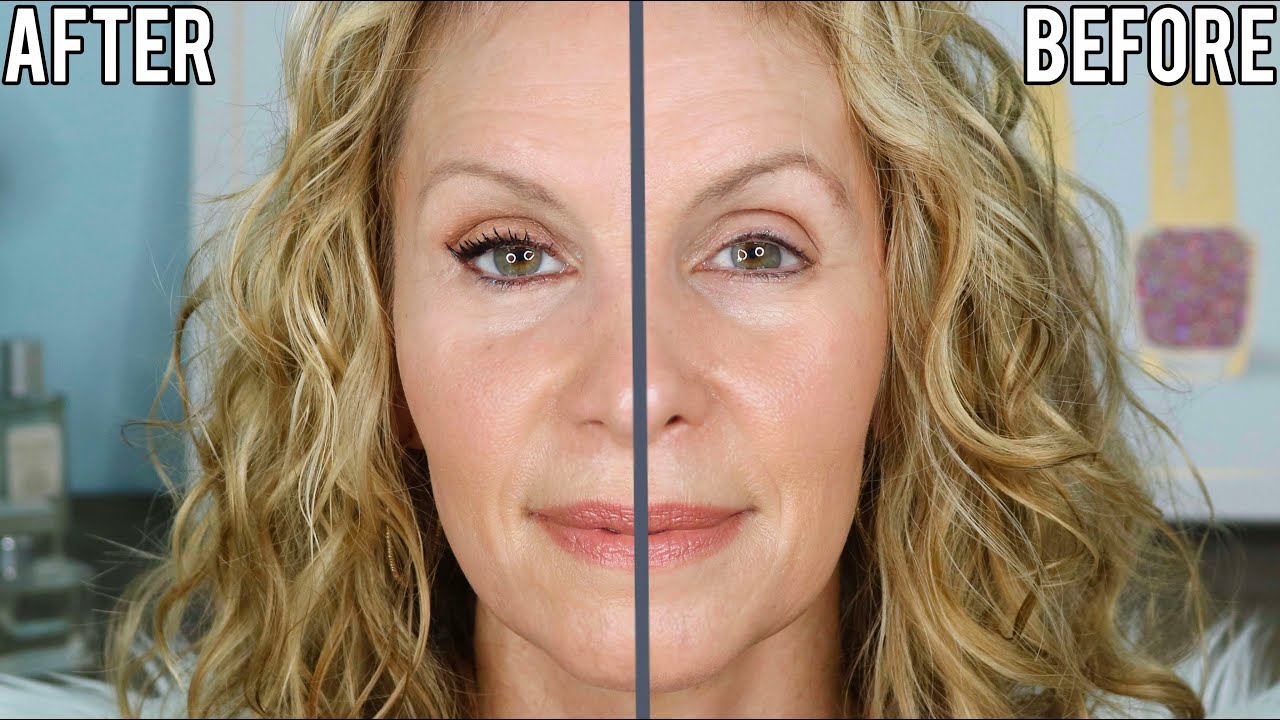Lift Mature Drooping Tired Eyes With Makeup | Triangle Technique