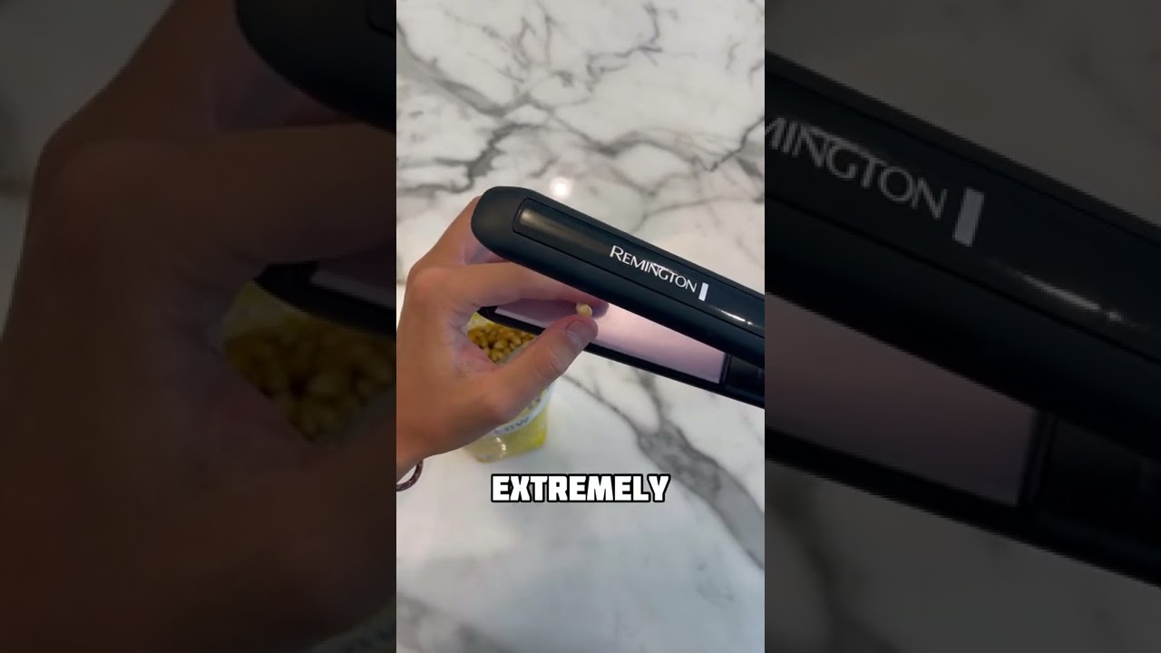 Popping Popcorn With A Flat Iron!