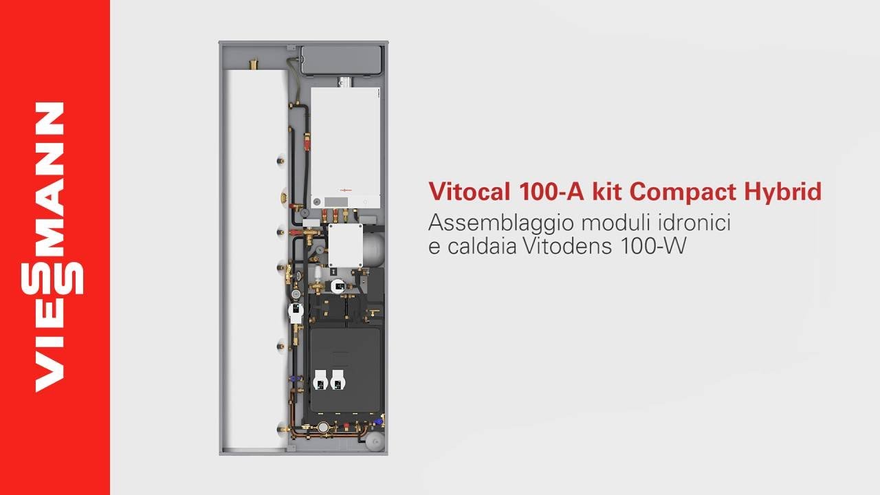 Vitocal 100-A Kit Compact Hybrid | Assemblaggio moduli idronici e caldaia