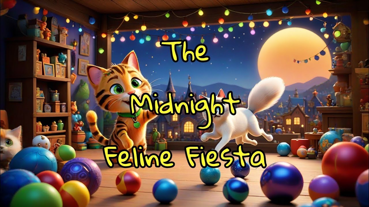 Midnight Cat Party at the Toy Store! 🐾🎉 | Secret Feline Fun
