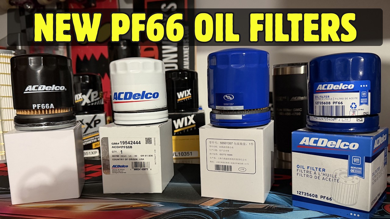 Для двигателя 3.0 Duramax установлены 3 НОВЫХ масляных фильтра ACDELCO! PF66 PF66A PF66B PF66C