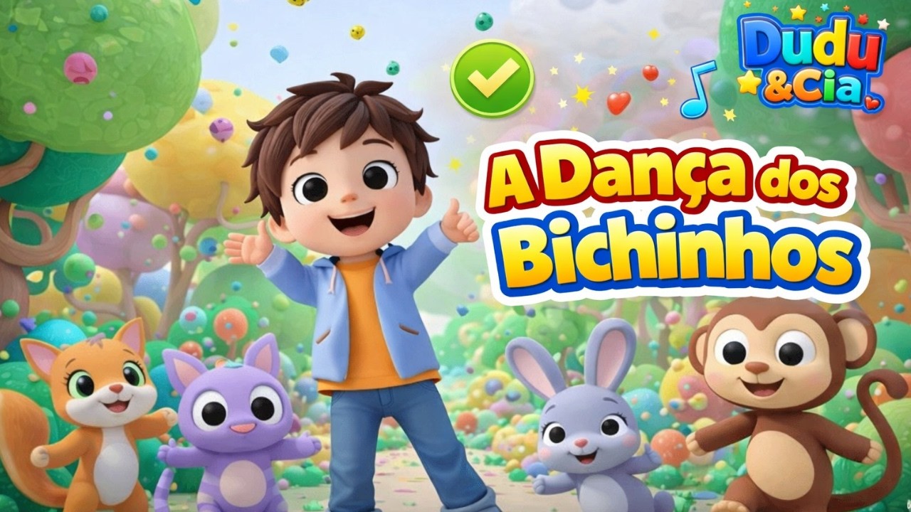 A Dança dos Bichinhos - Música Infantil Para Crianças