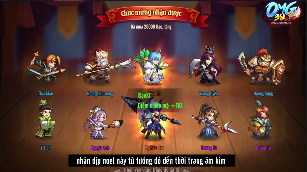OMG 3Q | Game đấu tướng chiến thuật thẻ bài Tam Quốc