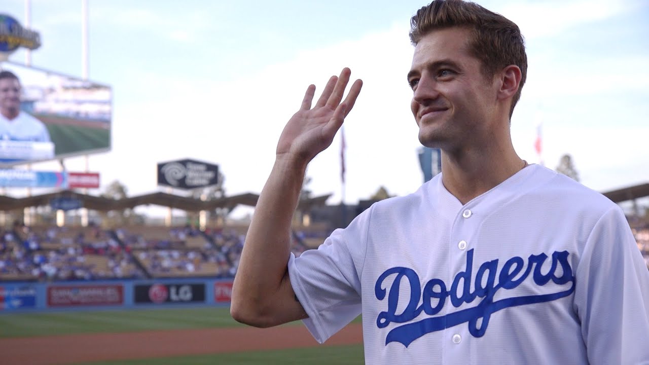 Best of Backstage: Robbie Rogers throws first pitch at Dodgers Pride Night