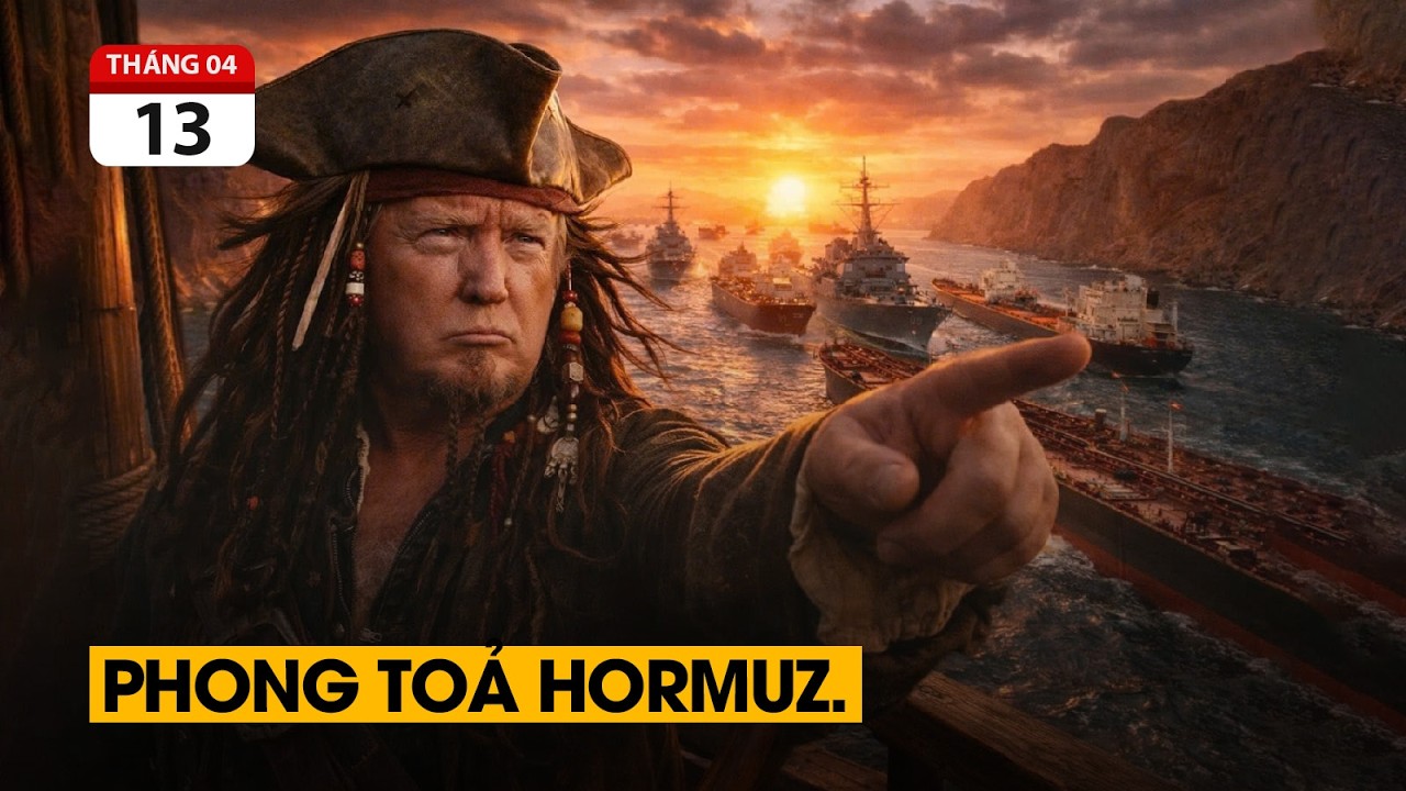 &Ocirc;ng Trump phong toả Hormuz. B&oacute;p cổ Iran để siết nguồn dầu Trung Quốc?