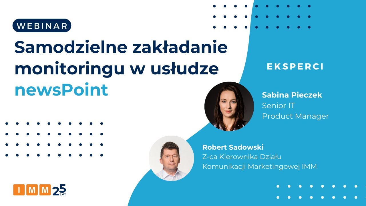 Samodzielne zakładanie monitoringu w usłudze newsPoint