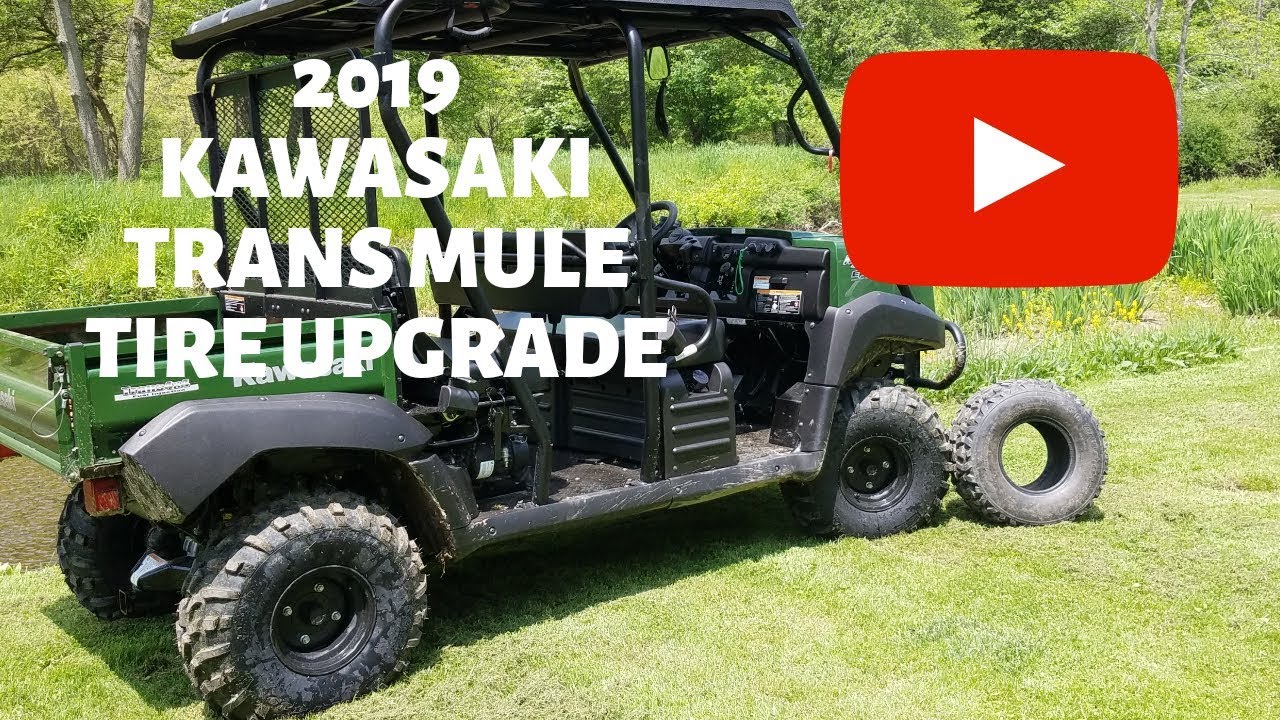 2019 Kawasaki Trans Mule Tire Upgrade