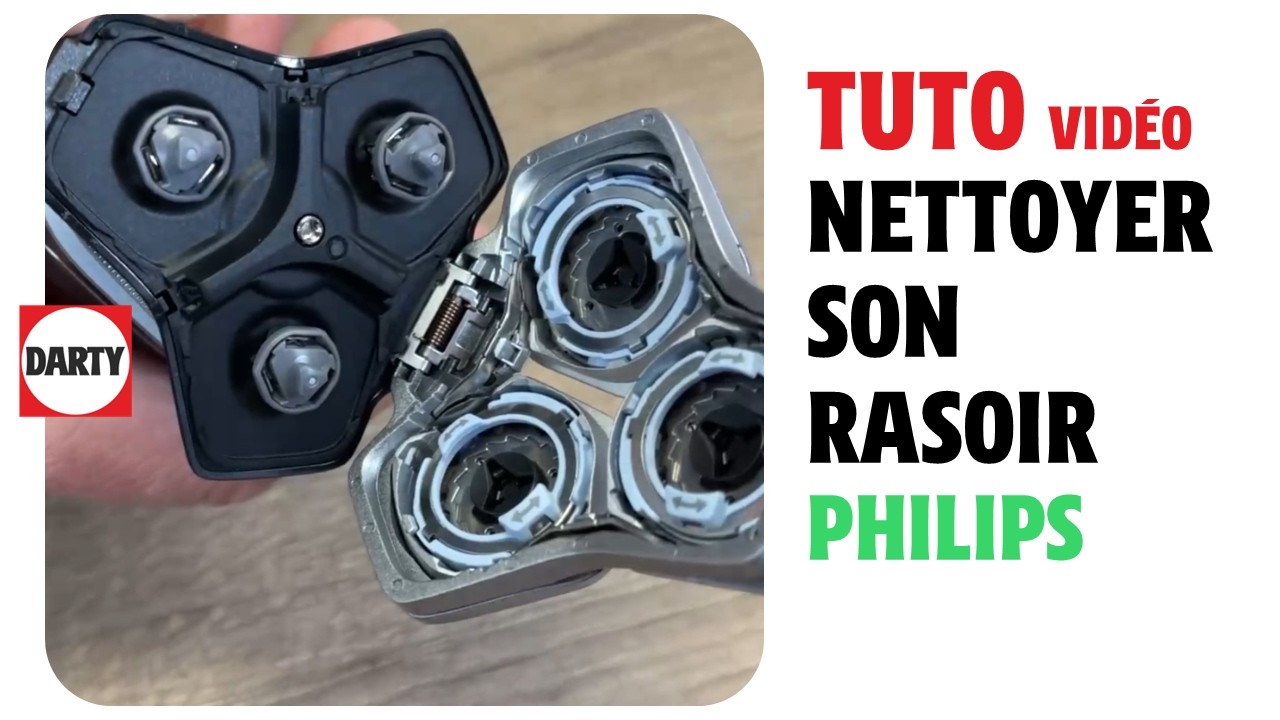 L'entretien rapide et facile de son rasoir Philips