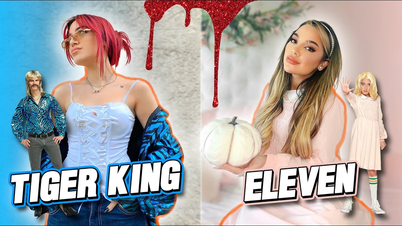Making Cute Outfits out of Halloween Costumes Challenge
