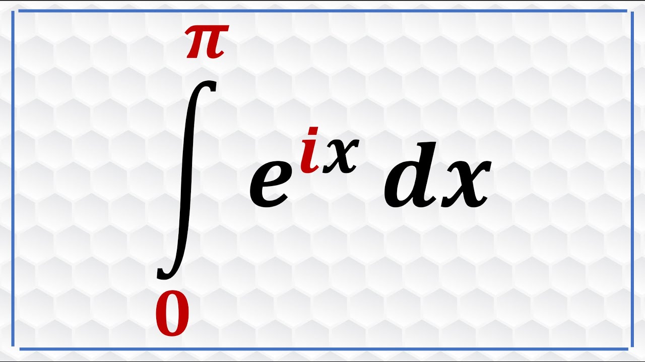 Integrate {e^ix } dx from 0 to pi