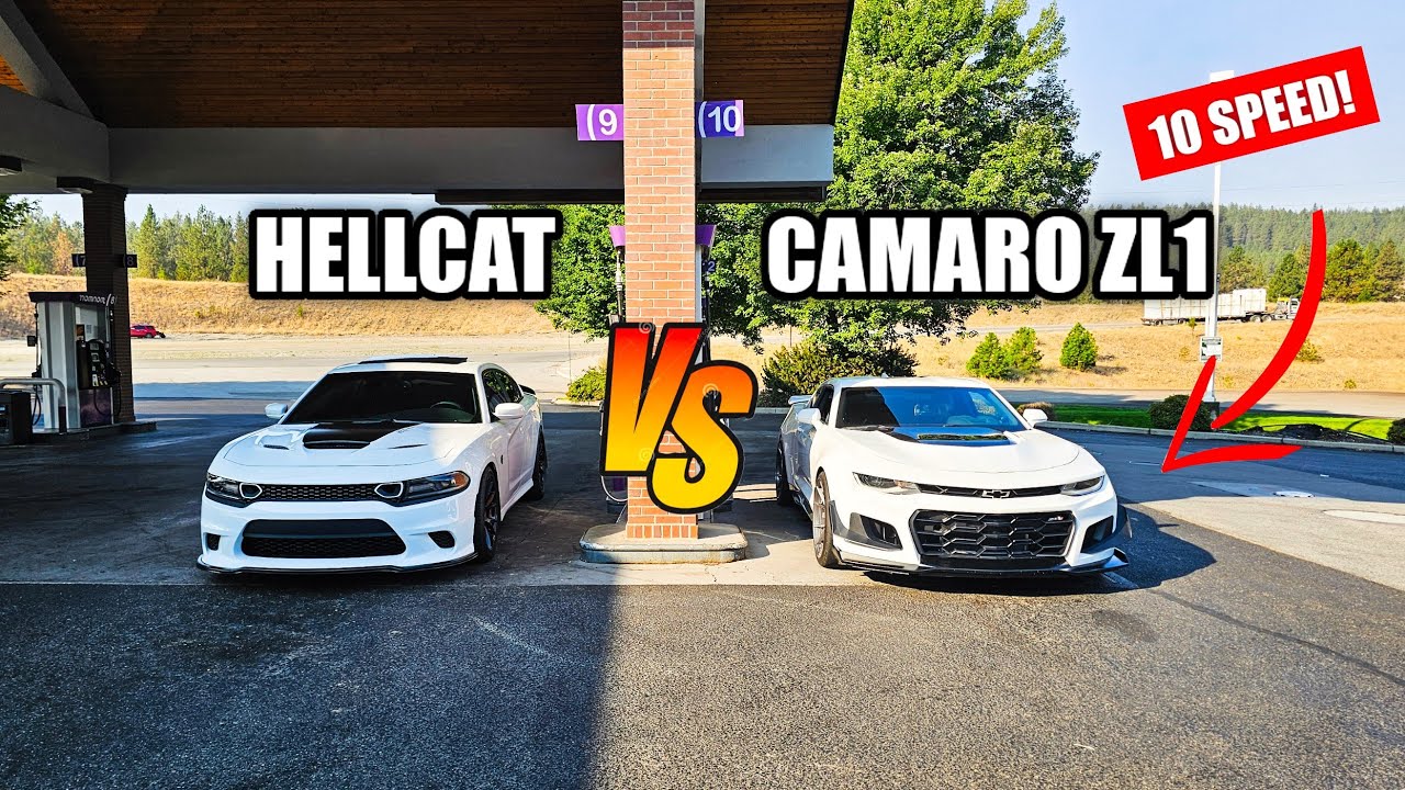 2015 Charger Hellcat Challenges 2018 Camaro ZL1 10 Speed and 2017 Procharged GT350 