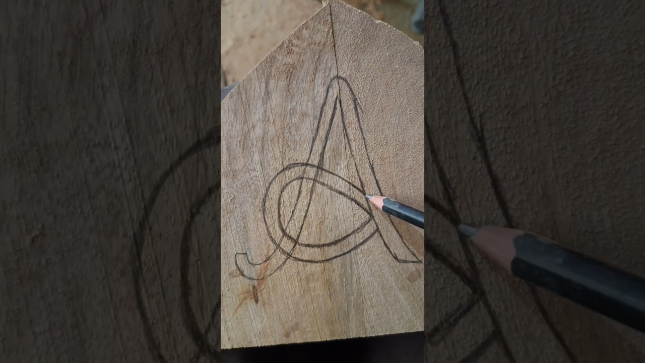 Cutting letters in wood with a router #carpentery #wood #art #woodcutting #woodworker #diy #machine
