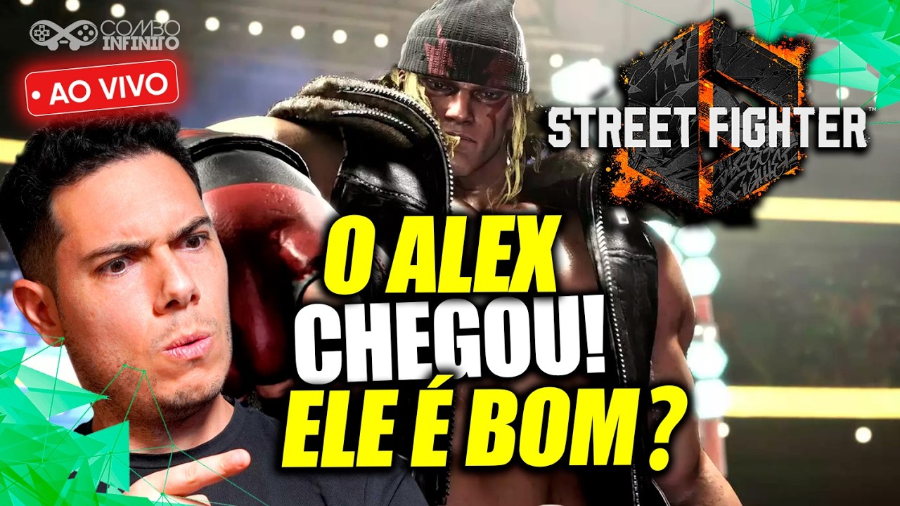 ELE CHEGOU! 🦖 Estreia do ALEX em Street Fighter 6! (Rumo ao Master?)