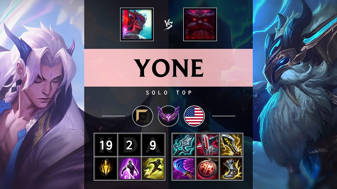 Yone Top vs Ornn - NA Master Patch 25.13