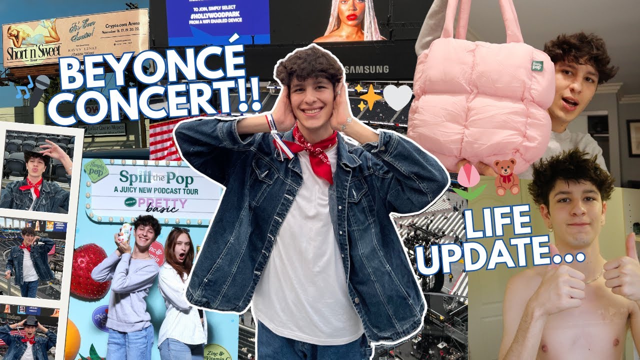 A Realistic Week In My Life !! ♡ ( LA Day, Beyoncé Concert & Life Update ) 💌🌷