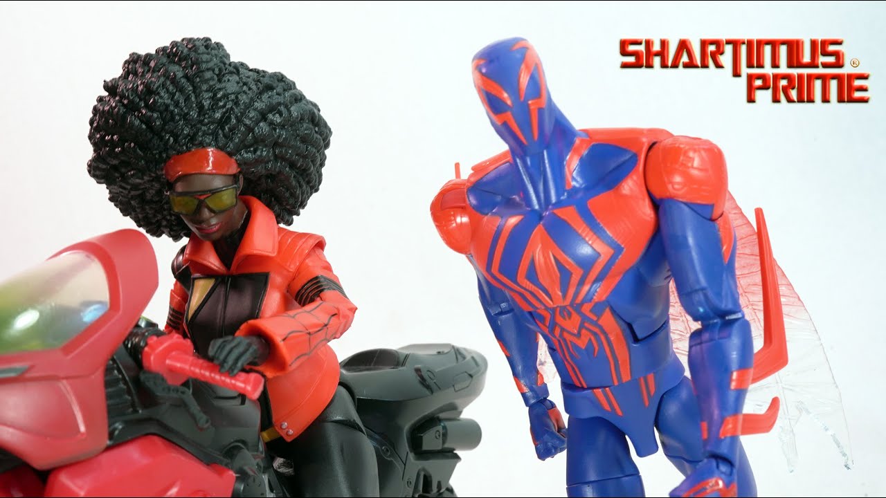 Marvel Legends Spider-Man 2099 & Spider-Woman Across the Spider-Verse Movie Action Figure Review